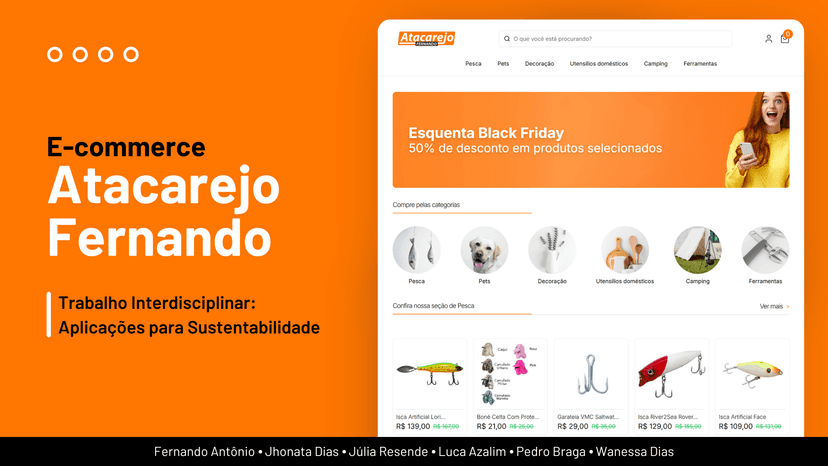 Award-winning interdisciplinary academic project. Built a full-stack e-commerce platform tailored to the client's business needs.