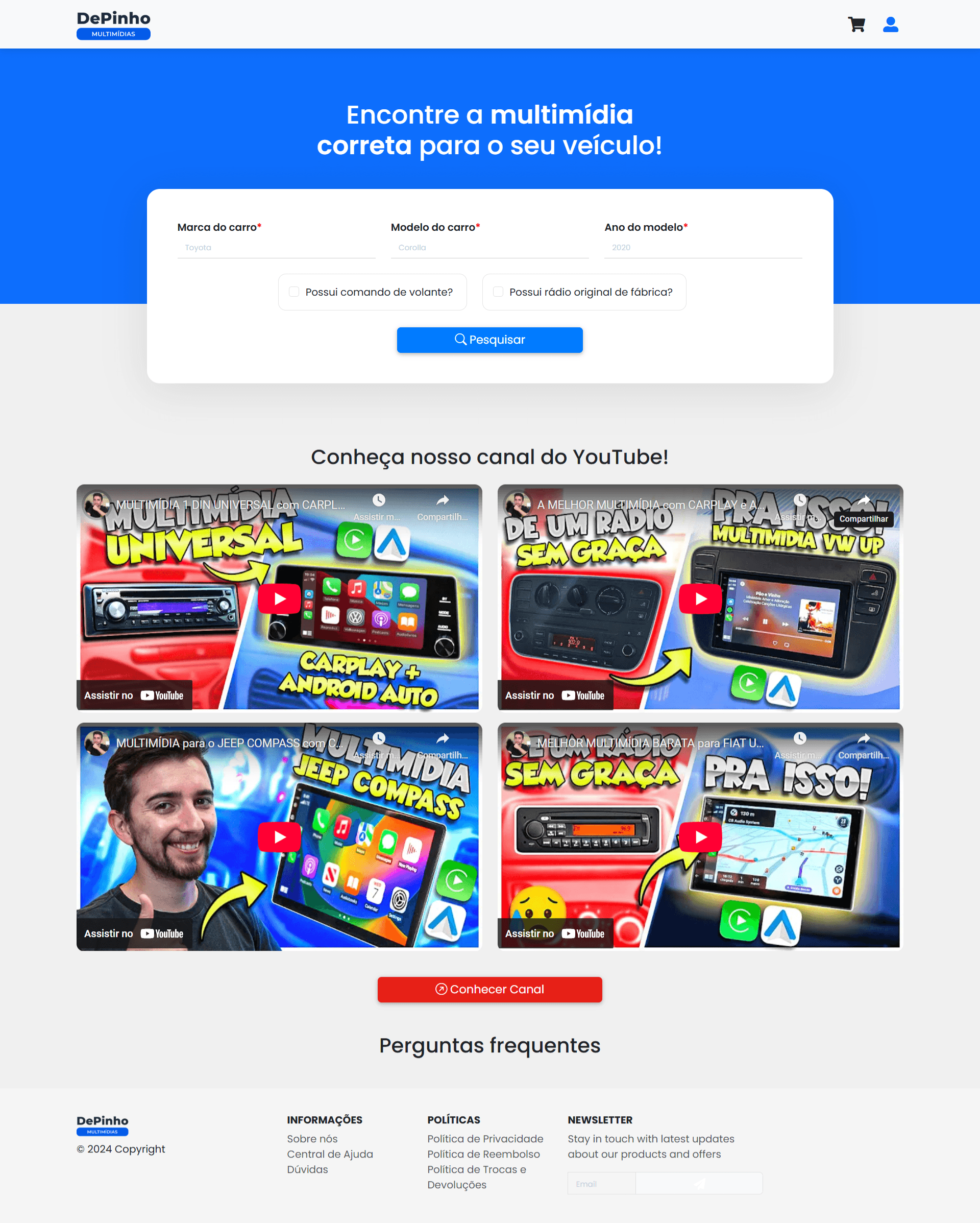 E-commerce - De Pinho Multimídia